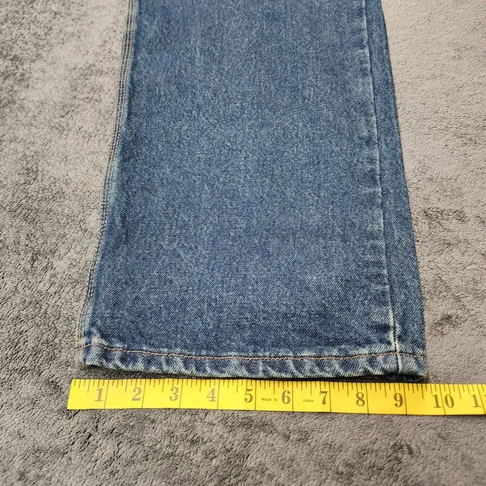 NWT Carhartt Men’s Blue Denim Jeans Relaxed Fit B460 Size 44 x 32